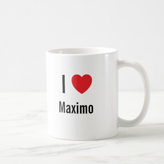 I kärlek Maximo Kaffemugg (Höger)