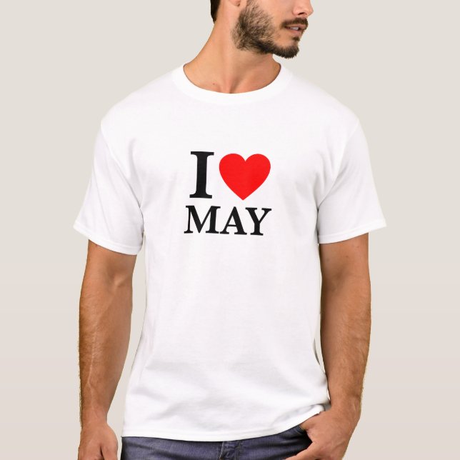 I Kärlek May T-shirt (Framsida)