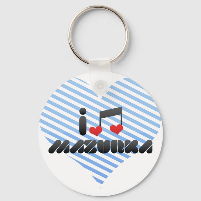 I Kärlek Mazurka Nyckelring (Framsida)