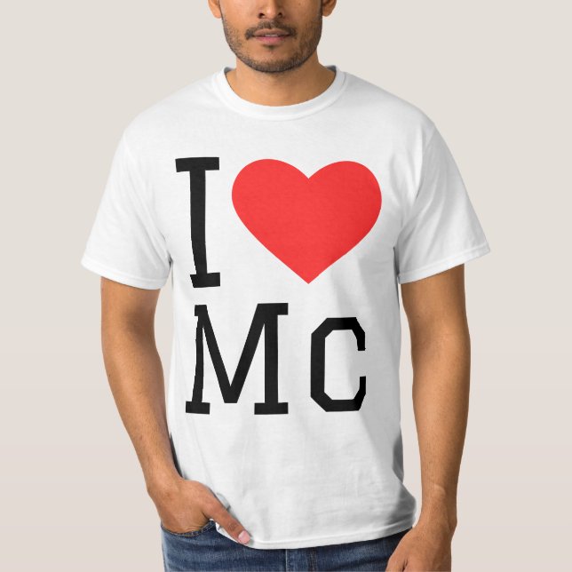 I kärlek Mc T Shirt (Framsida)