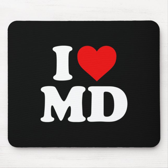I Kärlek Md Heart Maryland Musmatta (Framsidan)