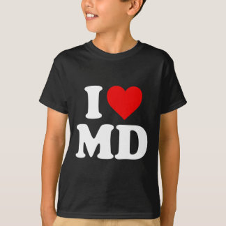 I Kärlek Md Heart Maryland T Shirt