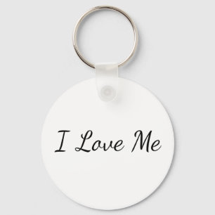 I Kärlek Me Keychain Nyckelring