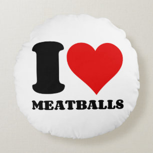 I KÄRLEK MEATBALLERNA RUND KUDDE