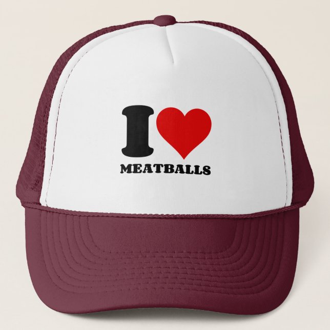 I KÄRLEK MEATBALLS KEPS (Framsida)