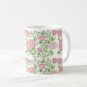 I Kärlek med liv och målningsblommor Kaffemugg