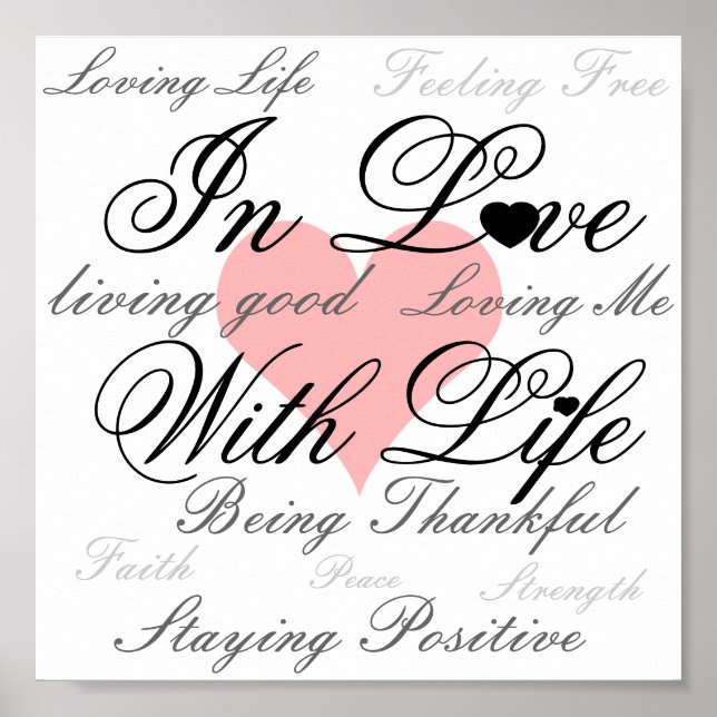 I Kärlek med liv Poster (Framsidan)