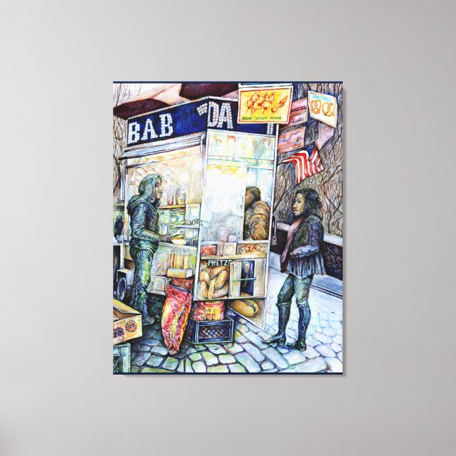 I Kärlek med problem och problem med Kärlek Canvastryck (Framsida)