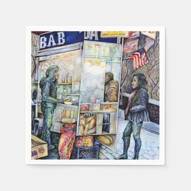 I Kärlek med problem och problem med Kärlek Pappersservett (Framsidan)