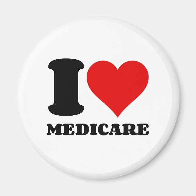 I KÄRLEK MEDICARE MAGNET (Framsidan)