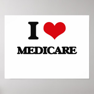 I Kärlek Medicare Poster