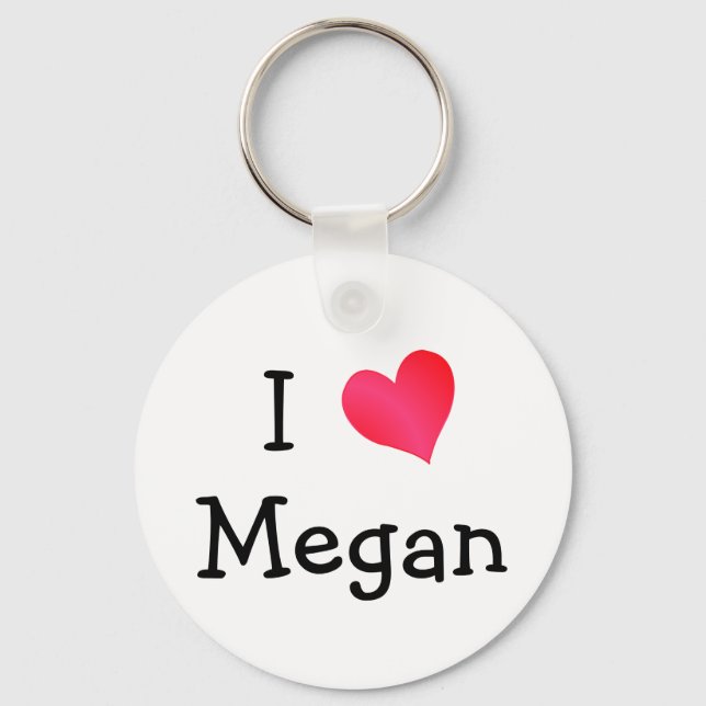 I Kärlek Megan Nyckelring (Framsida)