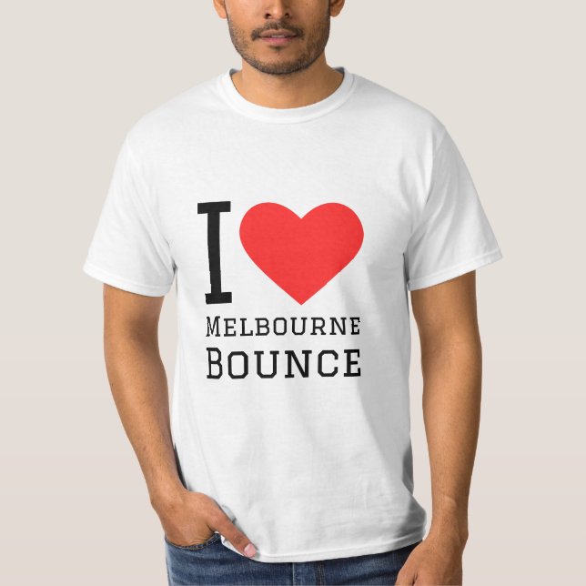 I kärlek Melbourne bounde T Shirt (Framsida)