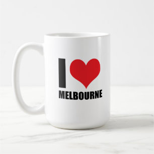 I kärlek Melbourne Kaffemugg