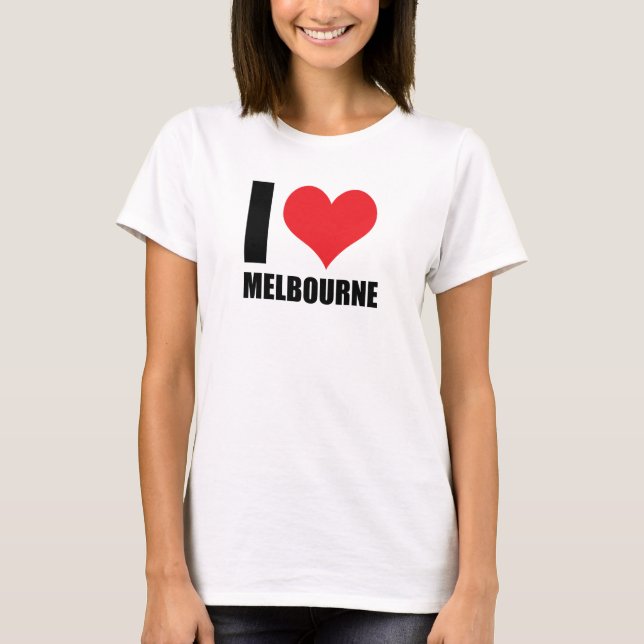 I kärlek Melbourne T Shirt (Framsida)