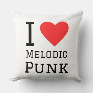 I kärlek melodisk punk kudde
