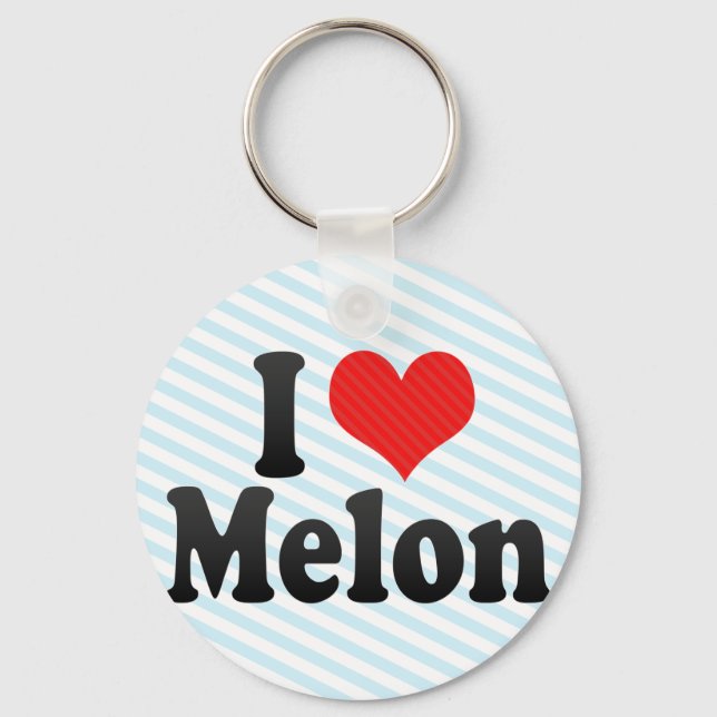 I Kärlek Melon Nyckelring (Framsida)