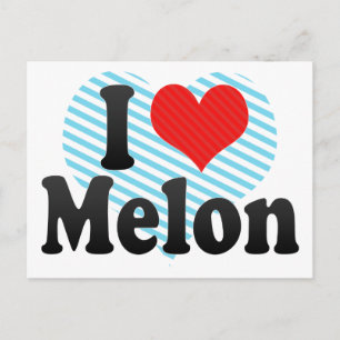I Kärlek Melon Vykort