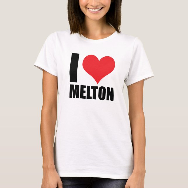 I kärlek Melton T Shirt (Framsida)