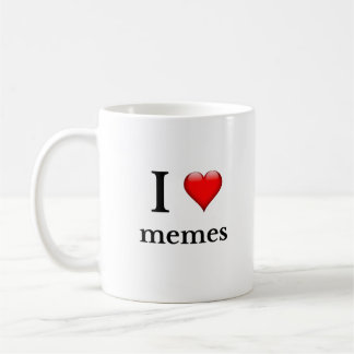 I kärlek memes kaffemugg