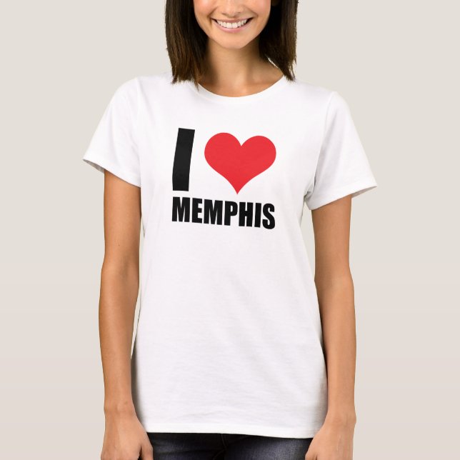 I kärlek Memphis T Shirt (Framsida)