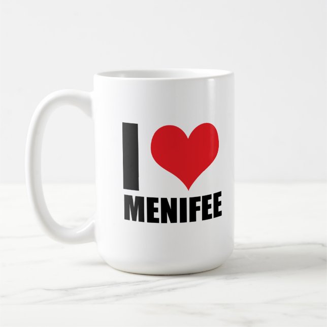 I kärlek Menifee Kaffemugg (Vänster)
