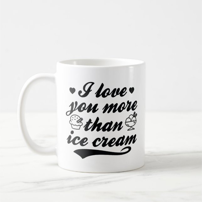 I Kärlek mer än iskräm Kaffemugg (Vänster)