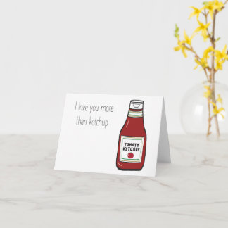 I kärlek mer än ketchup kort