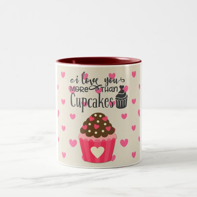I Kärlek mer än Muffins Kaffe Mugg (Center)