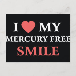 I Kärlek: Mercury Free Smile-vykort Vykort