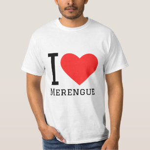 I kärlek merengue t shirt