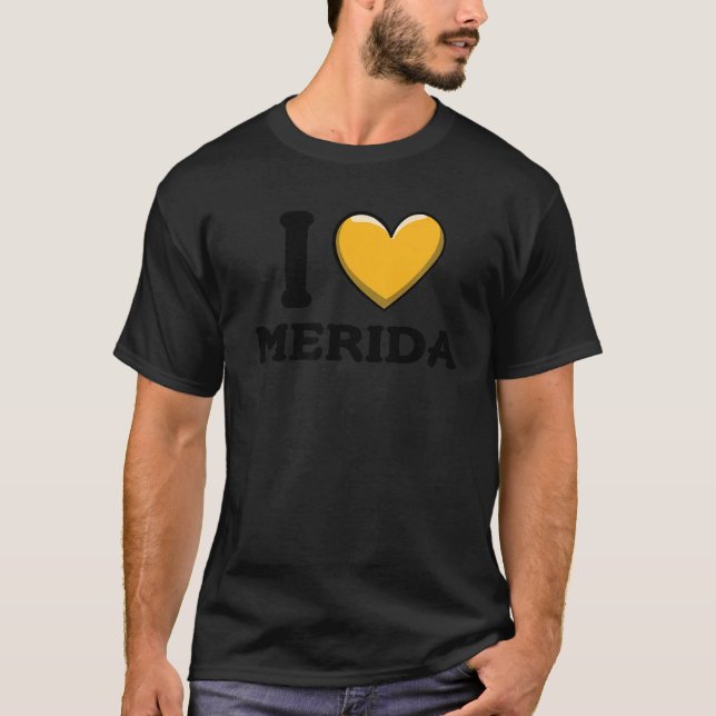 I Kärlek Merida Mexico 6 T Shirt (Framsida)