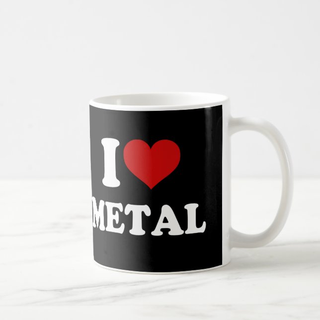 I KÄRLEK METALL KAFFEMUGG (Höger)