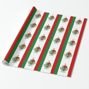 i kärlek mexico - mexikanska flagga presentpapper
