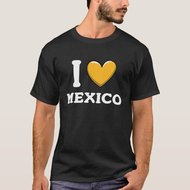 I Kärlek Mexiko 11 T Shirt (Framsida)