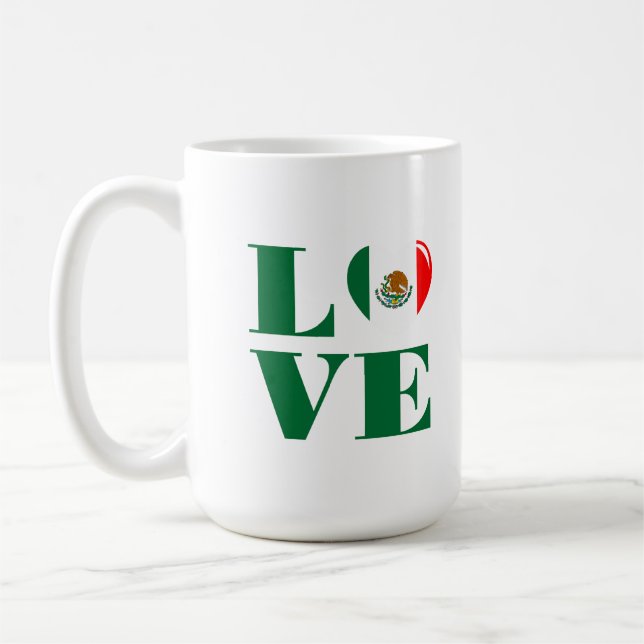 I kärlek Mexiko Kaffemugg (Vänster)