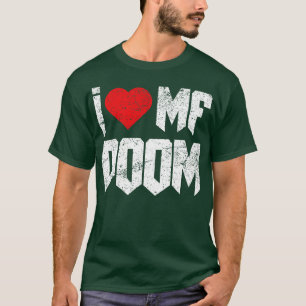 I Kärlek Mf Doom Vintage Distress T Shirt