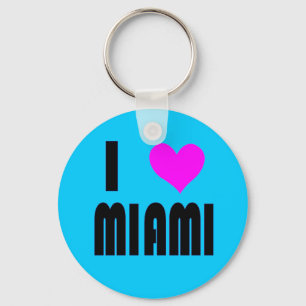 I Kärlek Miami Florida USA, nyckelkedja Nyckelring
