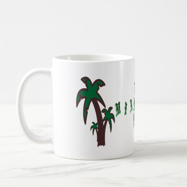 I Kärlek Miami Gardens Florida Kaffemugg (Vänster)