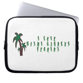 I Kärlek Miami Gardens Florida Laptop Fodral