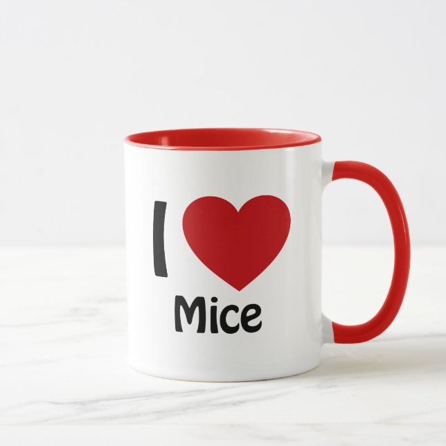 I kärlek Mice Mugg (Höger)