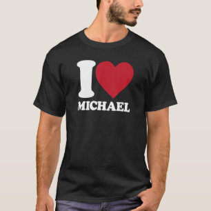 I Kärlek Michael - jag hjärtat Michael T Shirt
