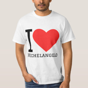 I kärlek Michelangelo T Shirt