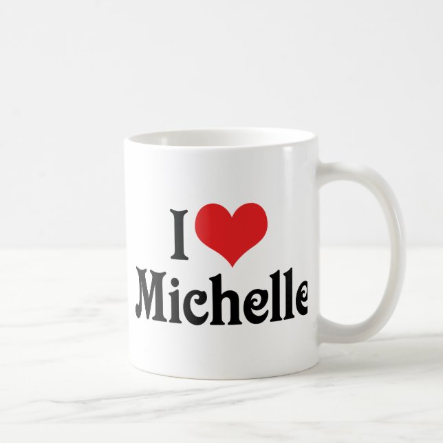 I Kärlek Michelle Kaffemugg (Höger)