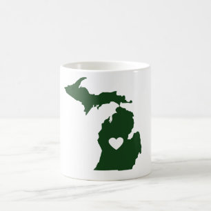 I Kärlek Michigan Kaffemugg