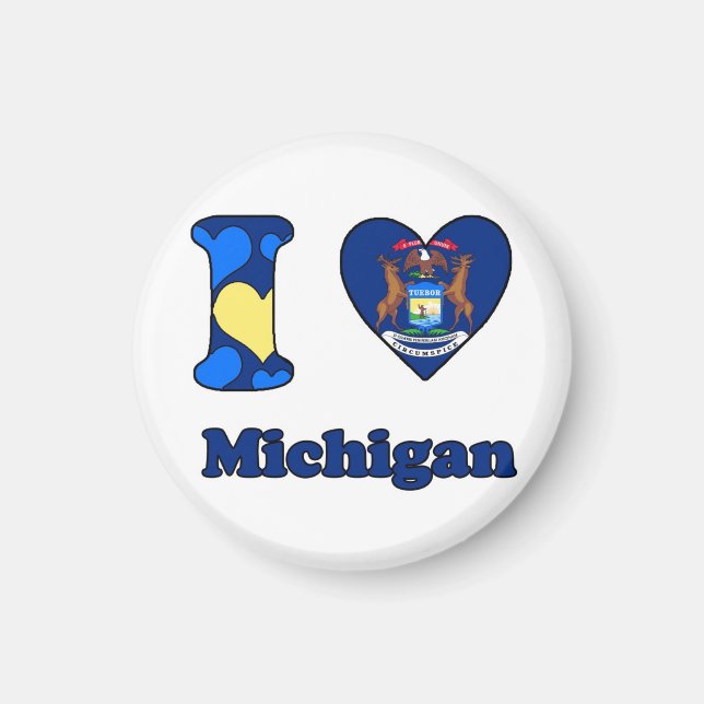 I kärlek Michigan Magnet (Framsidan)