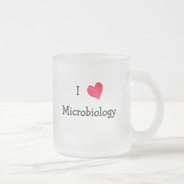 I Kärlek Microbiology Frostad Glasmugg (Höger)