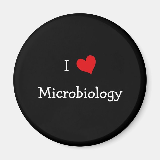 I Kärlek Microbiology Magnet (Framsidan)