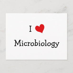 I Kärlek Microbiology Vykort