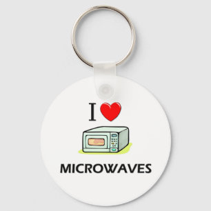 I Kärlek Microwaves Nyckelring